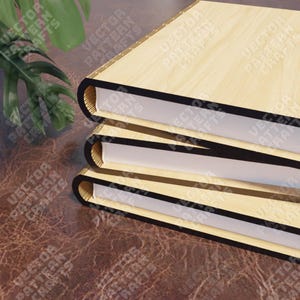Fichier svg de couverture de bloc-notes découpé au laser Glowforge couverture de livre en bois svg cricut Couverture de bloc-notes dxf cnc modèle vectoriel Fichier laser de couverture de bloc-notes