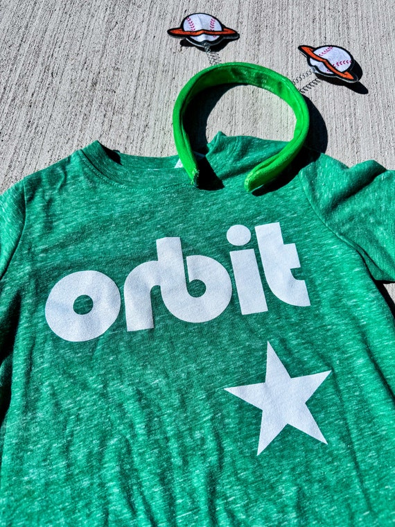 YOUTH Orbit Star Tee Houston Astros Green Mascot