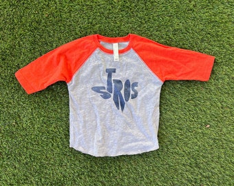 Tout-petit Houston Astros Baseball TX Stros Raglan - T-shirt unisexe