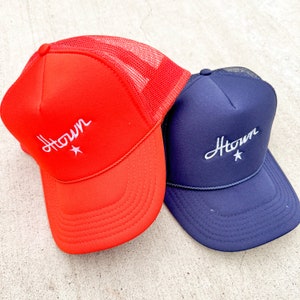 ADULT UNISEX Houston Astros Baseball HTown Embroidered Trucker Hat
