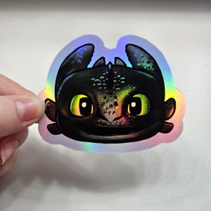 Toothless How to Train Your Dragon Inspired Sticker