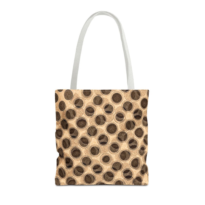 Tan Polka Dot Backpack