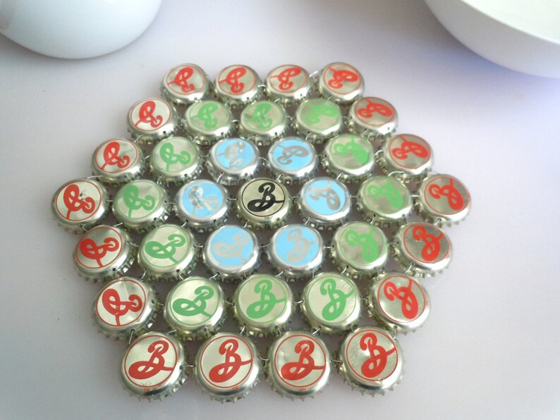 Brooklyn Bottle Cap Trivet Etsy