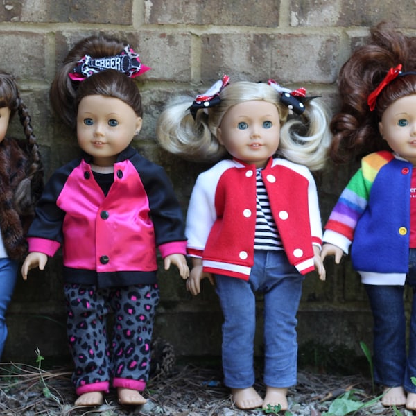 The Spirit Jacket PDF Sewing Pattern Sized for 15 and 18 inch dolls