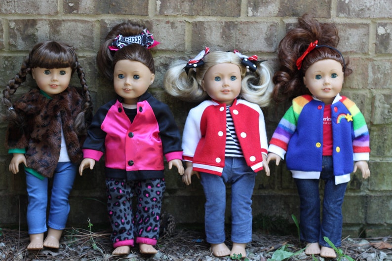 The Spirit Jacket PDF Sewing Pattern Sized for 15 and 18 inch dolls image 1