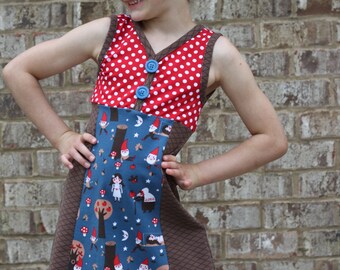 Buttercup Knit Dress PDF Sewing Pattern Sizes 1/2- 16 Girls