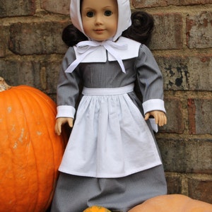 Happy Harvest Pilgrim and Pioneer Costume for DOLLY PDF Sewing Pattern image 3