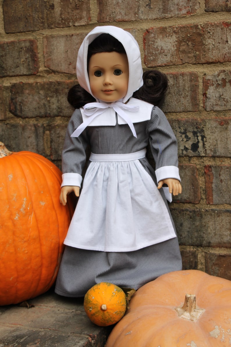 Happy Harvest Pilgrim and Pioneer Costume for DOLLY PDF Sewing Pattern image 3