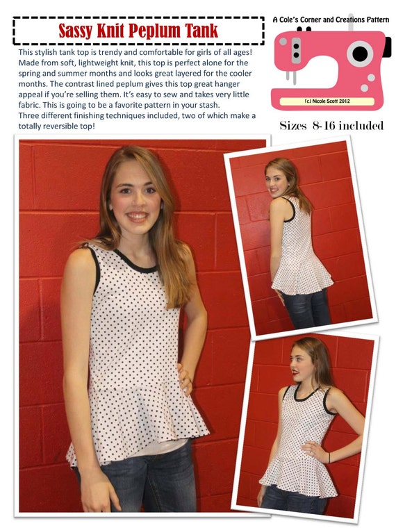 peplum spaghetti top
