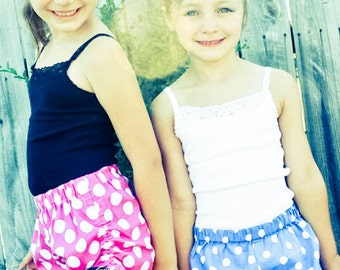 Too Cute Ruched Shorts Pattern (sizes 2-8)