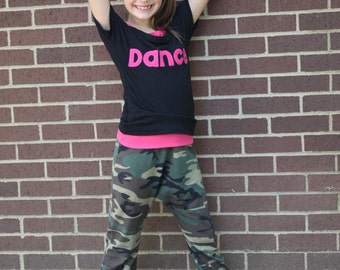 Swag Dance Pants PDF Sewing Pattern Sizes 1/2- 16 Girls