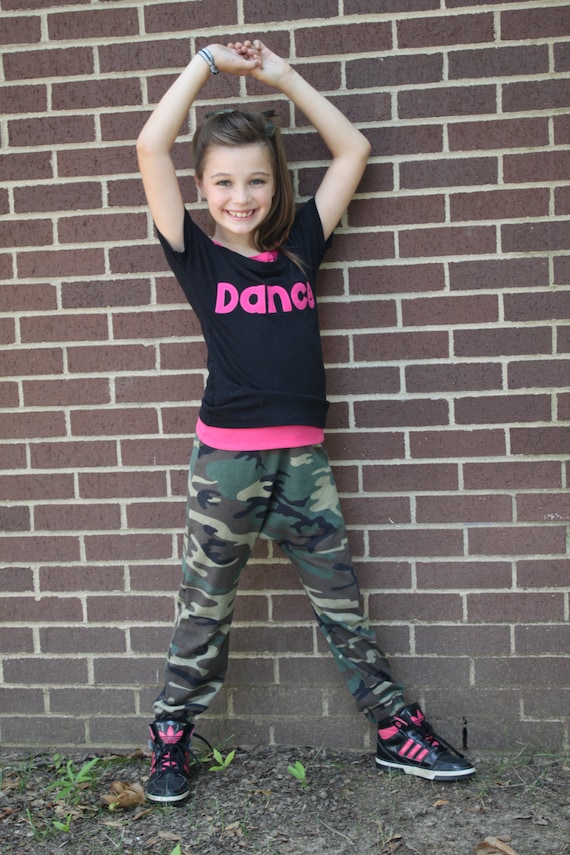 Swag Dance Pants PDF Sewing Pattern Sizes 1/2 16 Girls 