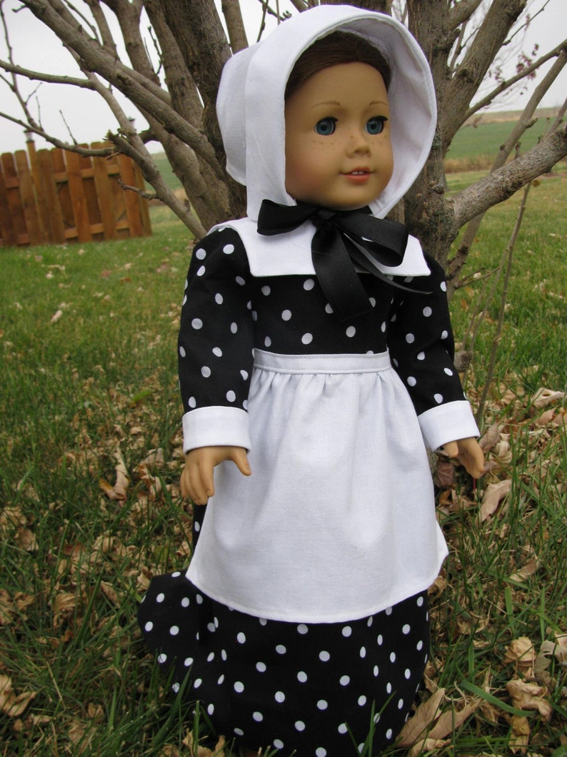 Happy Harvest Pilgrim and Pioneer Costume for DOLLY PDF Sewing Pattern image 4