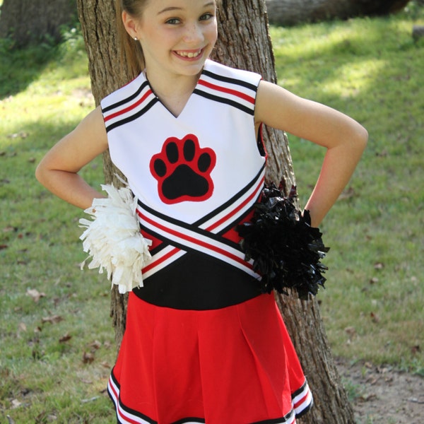 Oh Mickey Cheerleading Uniforme PDF Patron de couture Tailles 1/2- 12