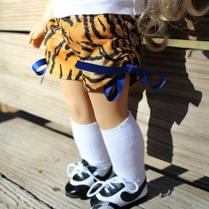 Too Cute Ruched Shorts Pattern for Dolly (sized for 15 and 18 inch dolls)