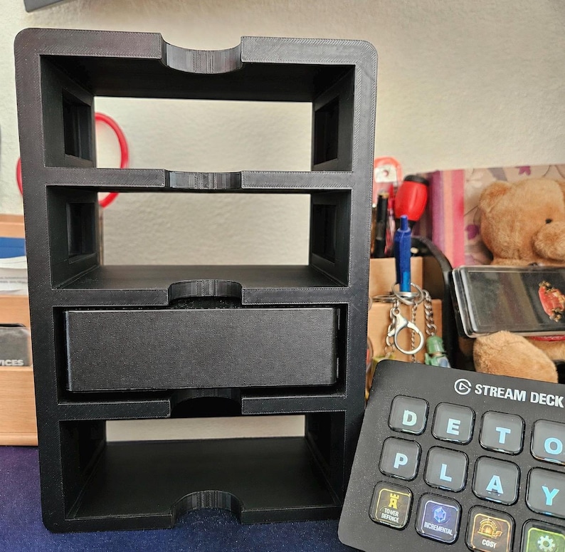 Display Shelf Unit for Seagate 8TB Expansion Desktop Hard Drive (STKP28000400) - Storage Rack Case Caddy Stand Shelving image 1