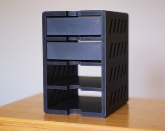 Display Shelf Unit for Seagate 8TB Expansion Desktop Hard Drive (STGY8000400) Personalisable - Storage Rack Case Caddy Stand Shelving