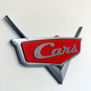 Car Logo 3D Effect Wall Sign 26cm/10 inch Wide image 3