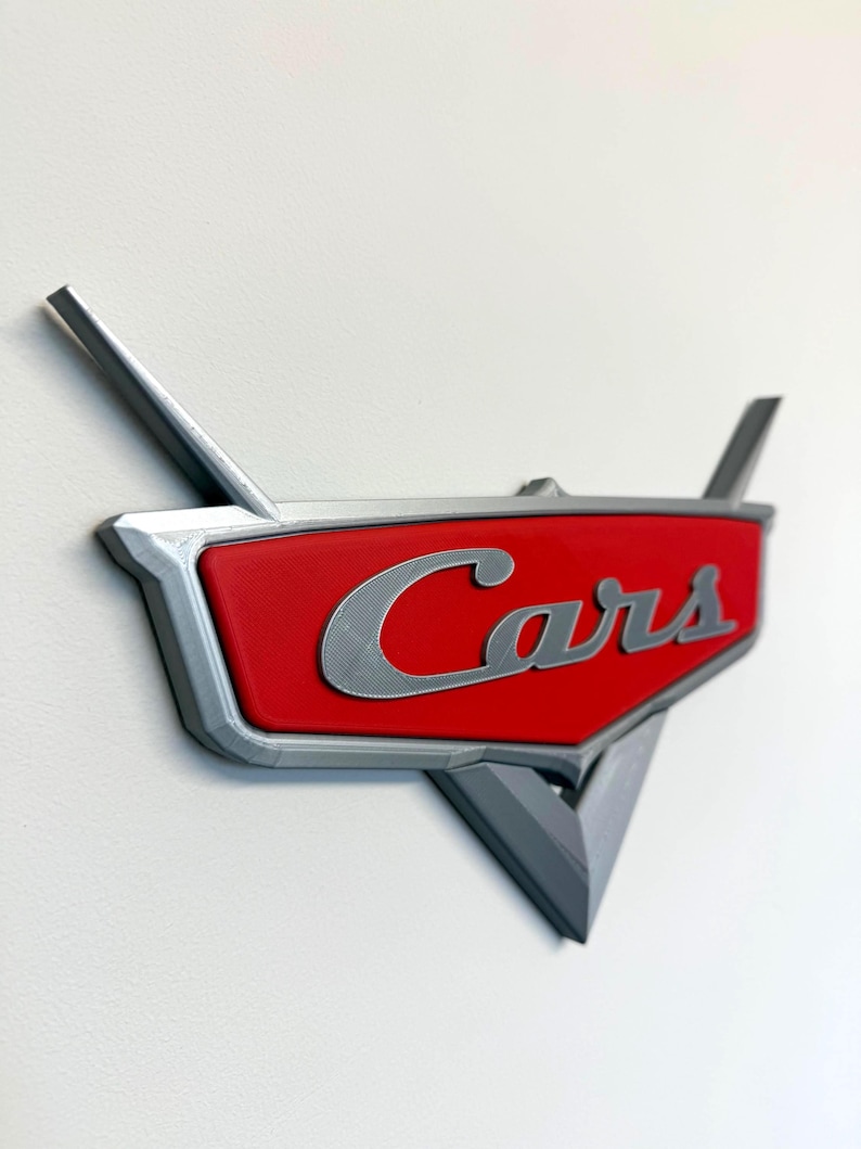 Car Logo 3D Effect Wall Sign 26cm/10 inch Wide image 3