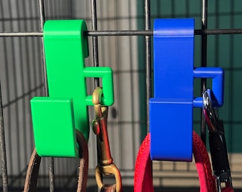 Haken für Hunde | Leine-/Leine-Halter für Hundeausführer & Besitzer | 3D gedruckter Easy Clip-On Organizer, keine Installation erforderlich