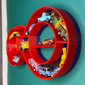 Thunder H Crazy Eight Demolition Derby Themed Shelf For Toy Cars | image 5