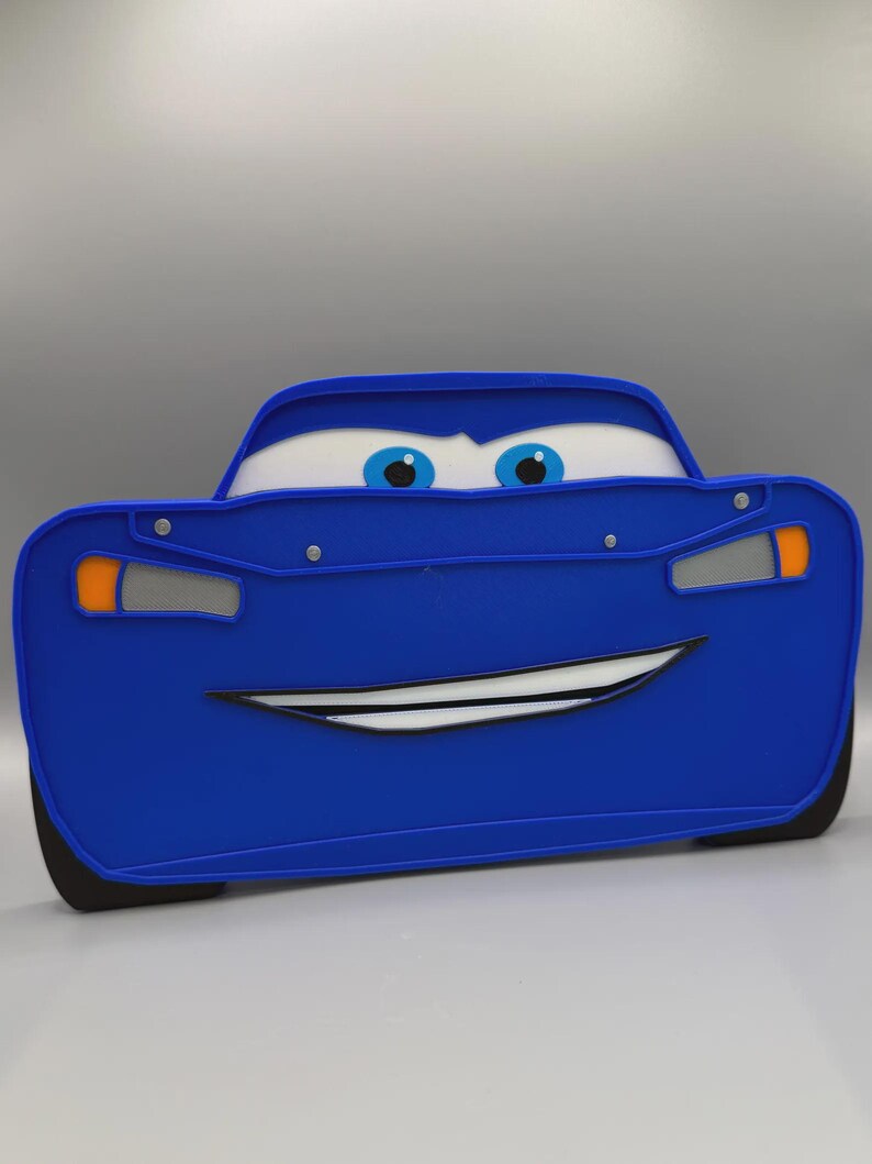 3D Style Car Characters Discount MULTIBUY Listing | Front View Large Wall Signs | Kids Bedroom Decor image 14