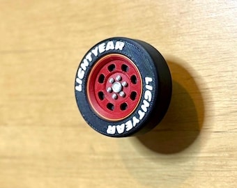 Lightyear Tyre Dresser Drawer Door Knobs | Disney Cars Inspired | Kids Bedroom Decor