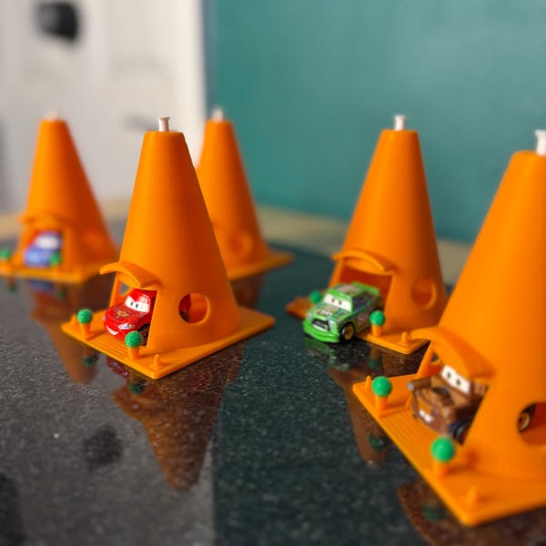 Mini Cozy Cone Motel Decorations 10cm Tall | Cars Themed Decoration | Fits Most Mini Racers