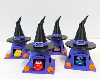 Halloween Themed Mini Cone Motel Decorations 13cm Tall | Car Themed Decoration | Fits Most Mini Racers