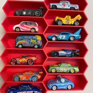 Hexagon Modular Shelf Unit For Toy Cars | Collectable Cars image 5