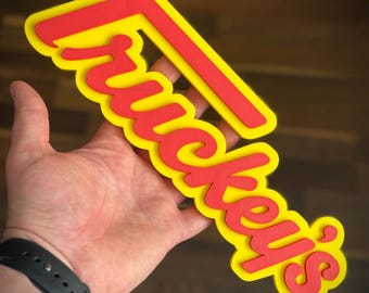 Truck 3D Wall Sign | Kids Bedroom Decor
