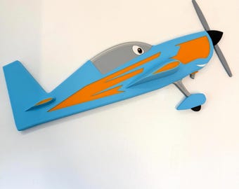 Plane Wall Sign | Aviation Theme | Bedroom Decor