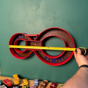 Thunder H Crazy Eight Demolition Derby Themed Shelf For Toy Cars | image 4