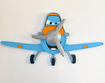 Decorative Plane Wall Sign | Large 43cm/17inch or Small 27cm/10.6inch | Bedroom Decor