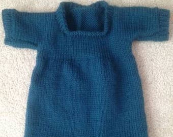 French Knit Baby Romper Pattern PDF