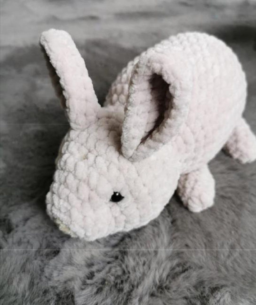 Mini Rabbit Crochet Pattern Crochet Pattern Realistic Mini Bunny Rabbit Amigurumi English PDF ...