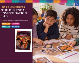 Dia de los Muertos Activity | Day of the Dead Classroom Mystery | Offer Investigation | Grades 3-6 Printable PDF