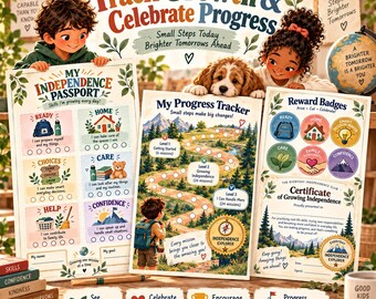 Kids Life Skills Printable, Independence Missions for Kids Ages 7-11, Responsibility Activities, Homeschool Life Skills PDF, Mission Cards