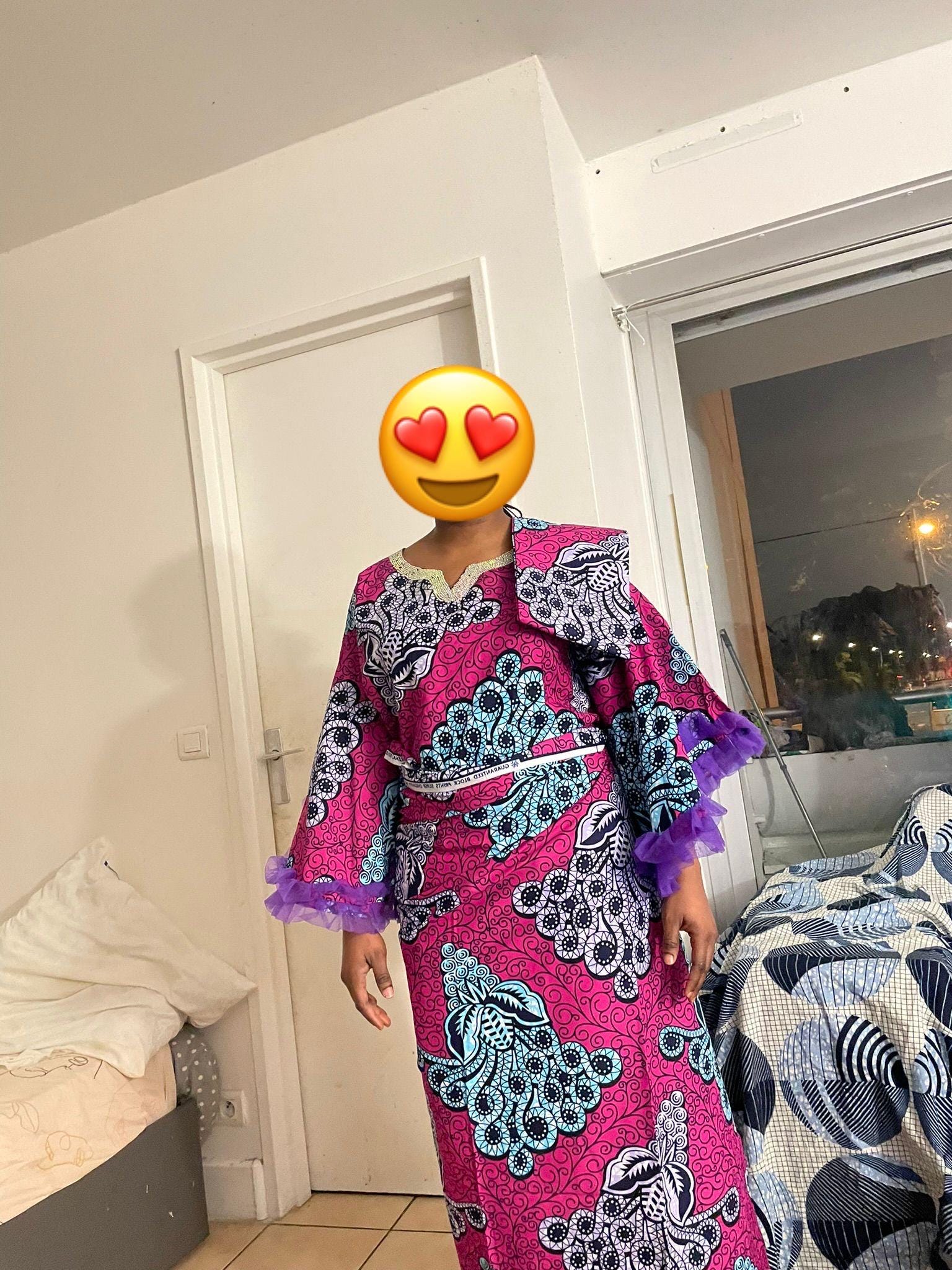 Wax Hollandais Modele Ensemble Pagne Super Wax En Broderie Modele