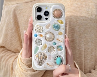 Handmade iPhone Case, Aesthetic Custom iPhone 17 Air Case, Handcrafted iPhone 16 15 14 13 Case Cover