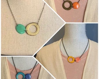 Two-color necklace Other Colors Avail