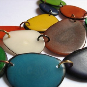 Mixed Color Tagua Nut Necklace image 2