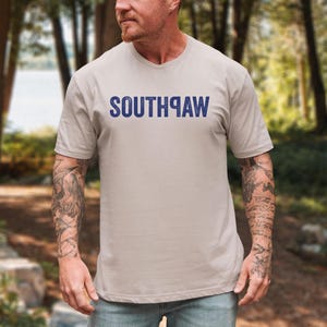 Left-Handed Pitcher Tee, Baseball Player Shirt, Sports Fan Top, Funny Athletic Apparel, Southpaw