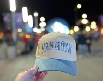 Utah Mammoth Hat, Structured Snapback, Puff Embroidery Hockey