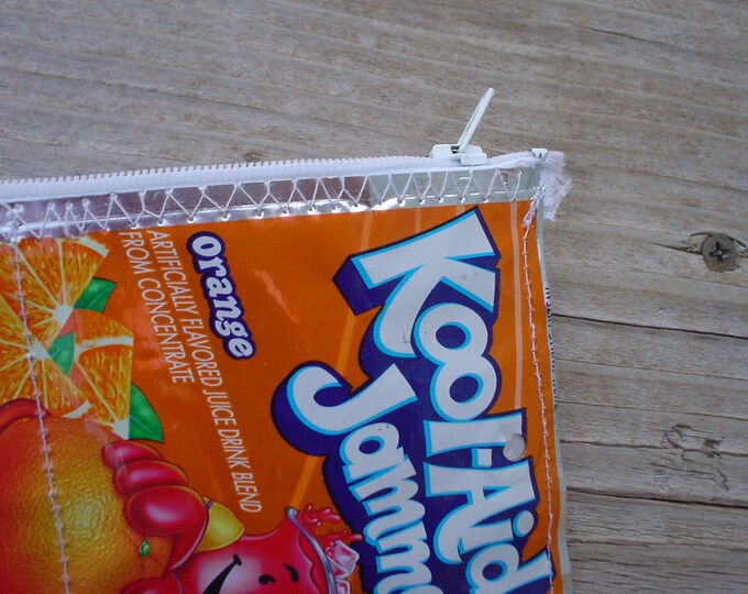 Small Recycled Koolaid Jammers Pencil Case/wallet/purse Pouch Etsy