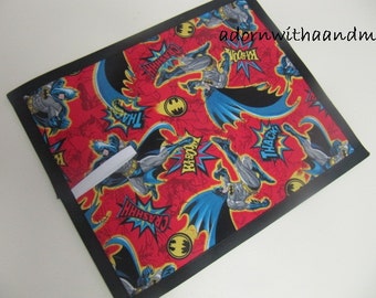 Chalkimamy Batman TRAVEL chalkboard mat/ placemat (a)