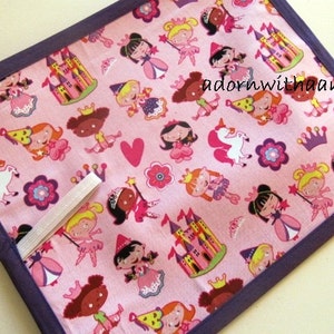 Michael Miller 'lil' princess TRAVEL chalkboard mat placemat a image 1