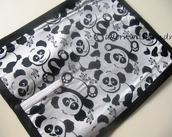 Chalkimamy Panda bear TRAVEL chalkboard mat placemat (a)