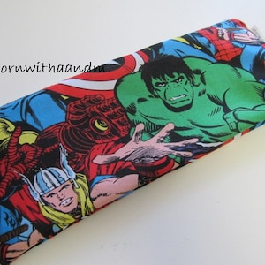 Comic Heroes zippered pencil pouch, case