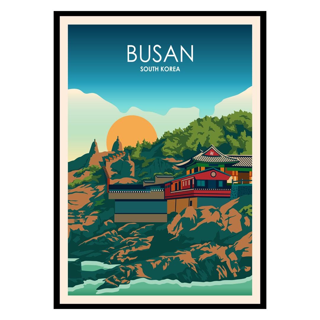 Busan South Korea Poster - Etsy